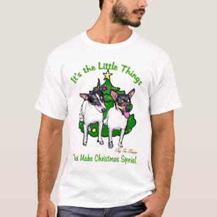 T-shirt Cadeaux de Noël de Fox Terrier de jouet