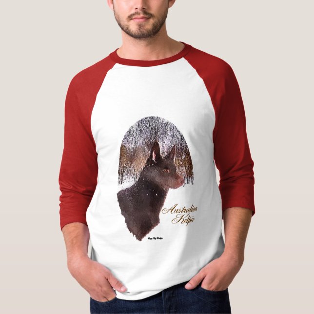 T-shirt Cadeaux de Noël de Kelpie en Australie (Devant)