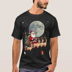 T-shirt Cadeaux de Noël de rennes siamois pour amateurs de