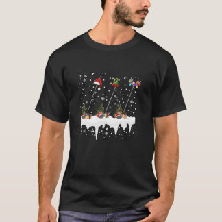 T-shirt Cadeaux de Noël drôles de clubs de golf Golfeur Go