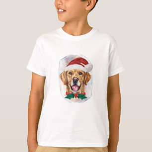 T-shirt Cadeaux de Noël Golden Retriever pour Amoureux de 