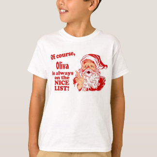 T-shirt Cadeaux de Noël personnalisés