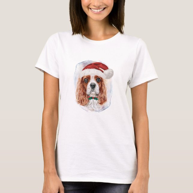 T-shirt Cadeaux de Noël pour Cavalier King Charles Spaniel (Devant)
