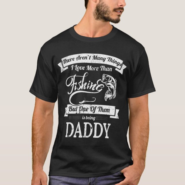T-shirt Cadeaux de papa qui aiment la pêche (Devant)