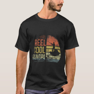 T-shirt Cadeaux de pêche de super papy pour l'anniversaire