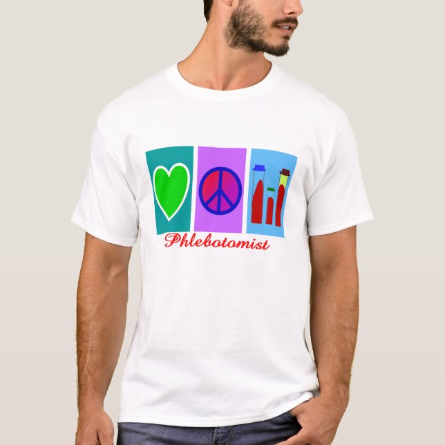 T-shirt Cadeaux de Phlebotomist (Devant)