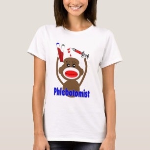 T-shirt Cadeaux de Phlebotomist de singe de