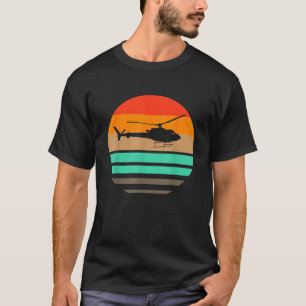 T-shirt Cadeaux de pilote d'hélicoptère vintage pilote et