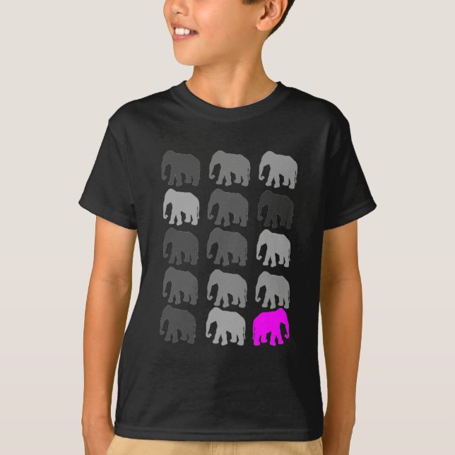 T-shirt Cadeaux de PopArt d'éléphant (Devant)
