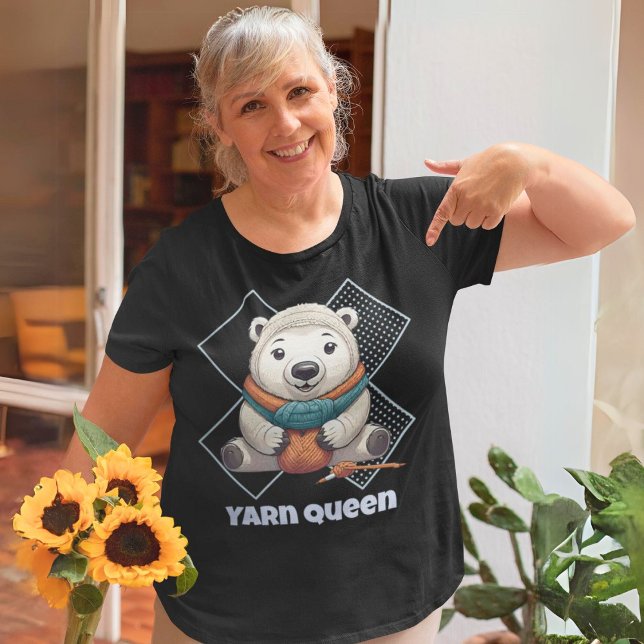 T-shirt Cadeaux de retraite d'ours pour maman de Crocheter (Bear Retirement Gifts for Crocheter Mom Grandma)