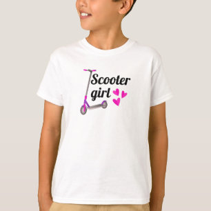 T-shirt Cadeaux De Scooter Pour Filles  Scootering Scooter
