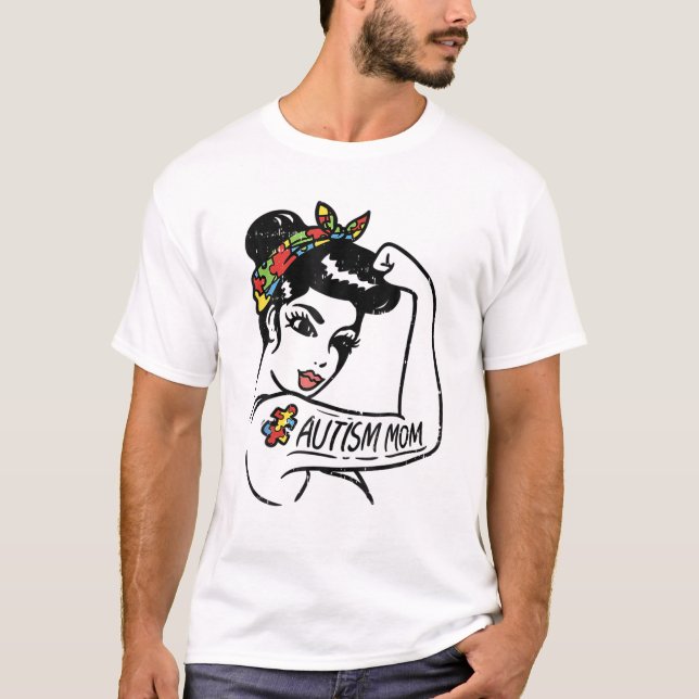T-shirt Cadeaux de sensibilisation autistique femmes (Devant)