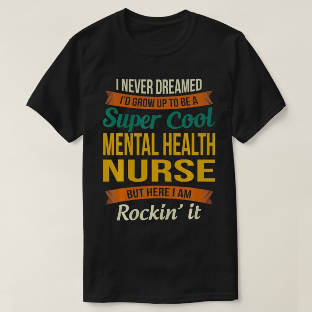 T-shirt Cadeaux de soins infirmiers en santé mentale Appré (Design devant)