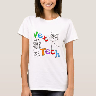 T-shirt Cadeaux de technologie de vétérinaire, technicien
