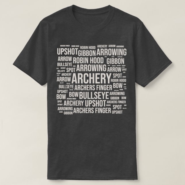 T-shirt Cadeaux de tir à l'arc (Design devant)