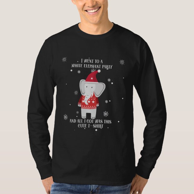 T-shirt Cadeaux d'éléphant blanc | Cadeau Pour Hommes & Fe (Devant)