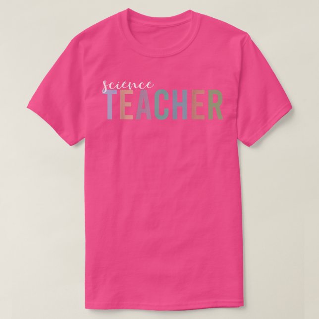 T-shirt Cadeaux d'enseignant en sciences Retour à l'école  (Design devant)