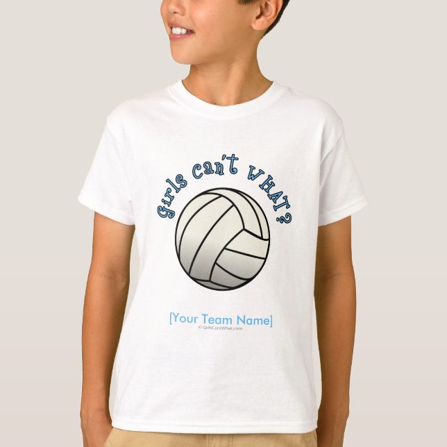 T-shirt Cadeaux d'équipe de volleyball - Blanc (Devant)