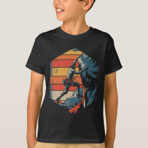 T-shirt Cadeaux d'escalade de rocher de montagne de Boulde