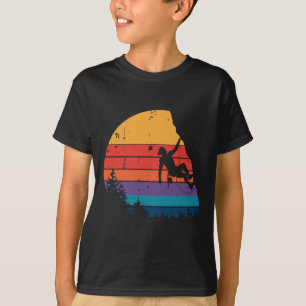 T-shirt Cadeaux d'escalade de rocher de montagne de Boulde