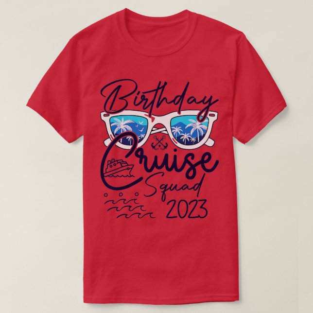 T-shirt Cadeaux d'Escouade de croisière Anniversaire 2023  (Design devant)