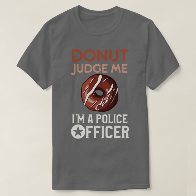 T-shirt Cadeaux d'études de l'Académie de police Drôle amu (Design devant)