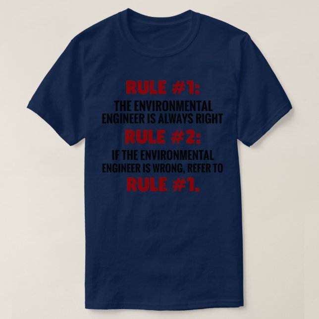 T-shirt Cadeaux D'Ingénierie de l'environnement Pour Les I (Design devant)