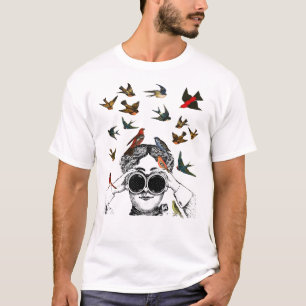 T-shirt Cadeaux d'observation des oiseaux Ornithologue Twi
