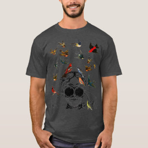 T-shirt Cadeaux d'observation d'oiseaux ornithologue twitc