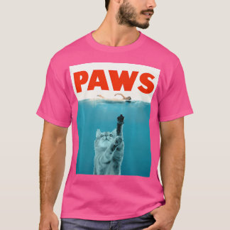 T-shirt Cadeaux drôles de chaton Patte Miau Parodie Amoure