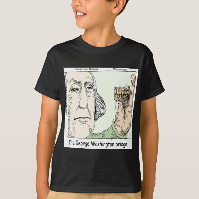 T-shirt Cadeaux drôles de George Washington Bridge (Devant)