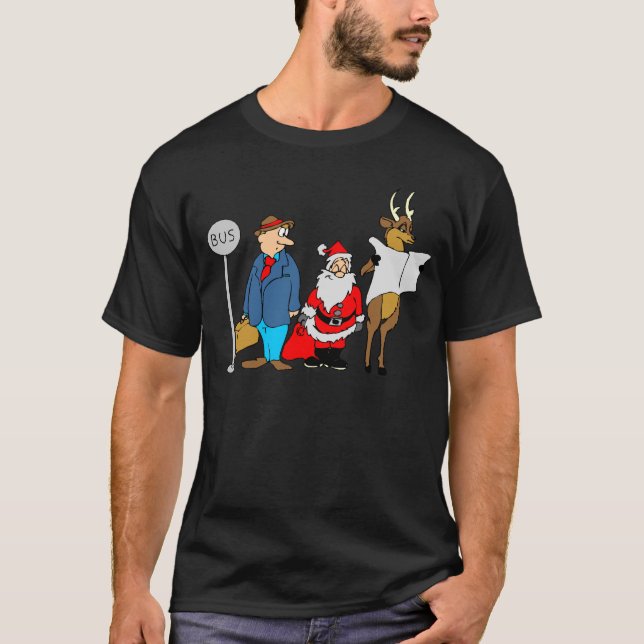 T-shirt Cadeaux drôles de Noël (Devant)