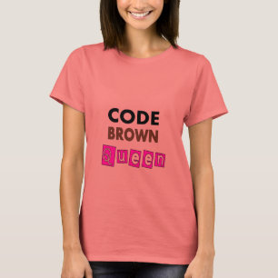 T-shirt Cadeaux drôles "de REINE BROWN de CODE"