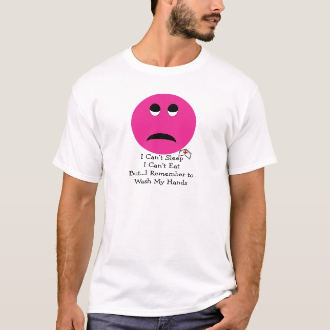 T-shirt Cadeaux drôles de visage d'élève-infirmière (Devant)