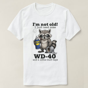 T-shirt Cadeaux drôles pour personnes âgées Raton laveur