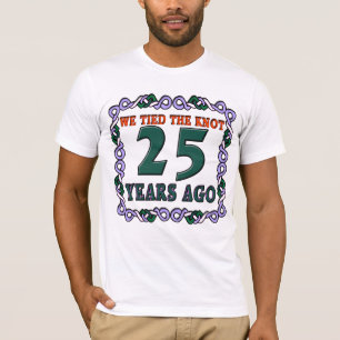 T-shirt Cadeaux du 25e anniversaire du Mariage