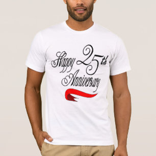 T-shirt Cadeaux du 25e anniversaire du Mariage
