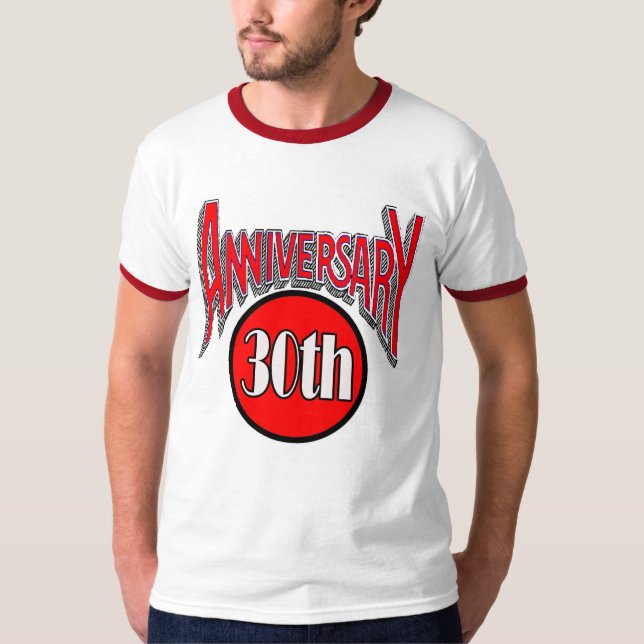 T-shirt Cadeaux du 30e anniversaire du Mariage (Devant)