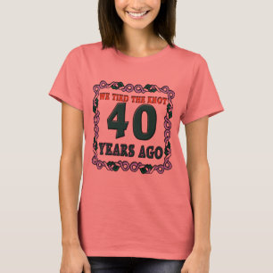 T-shirt Cadeaux du 40e anniversaire du Mariage
