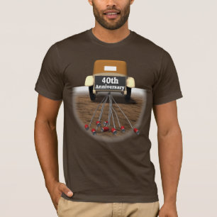 T-shirt Cadeaux du 40e anniversaire du Mariage