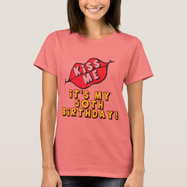 T-shirt Cadeaux du 50e anniversaire (Devant)