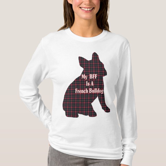 T-shirt Cadeaux du bouledogue français BFF (Devant)