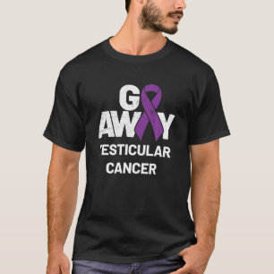 T-shirt Cadeaux du mois du ruban pourpre Cancer testicul