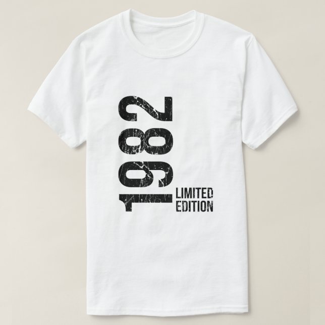 T-shirt Cadeaux édition limitée 44e anniversaire de 1982  (Design devant)