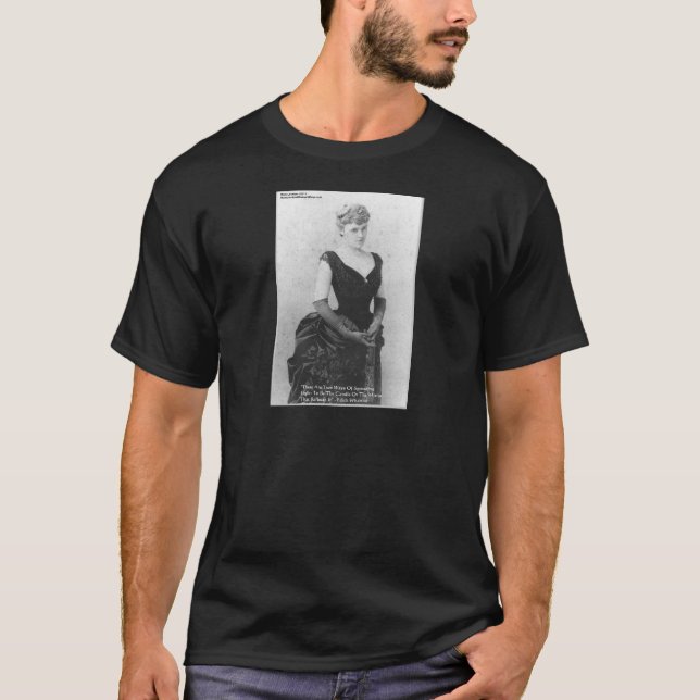T-shirt Cadeaux et carte de citation d'Edith Wharton "Répa (Devant)