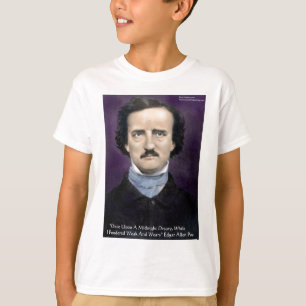 T-shirt Cadeaux et Cartes de citation d'Edgar Allan Poe "L