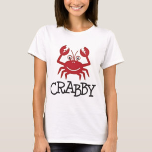 T-shirt cadeaux et habillement désagréables de crabe