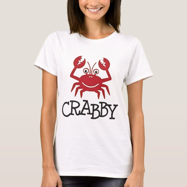T-shirt cadeaux et habillement désagréables de crabe (Devant)