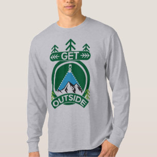 T-shirt Cadeaux extérieurs Hommes Femmes Dans la nature