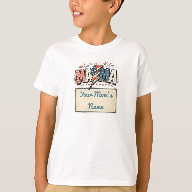 T-shirt cadeaux fête des mères - mama  (Devant)